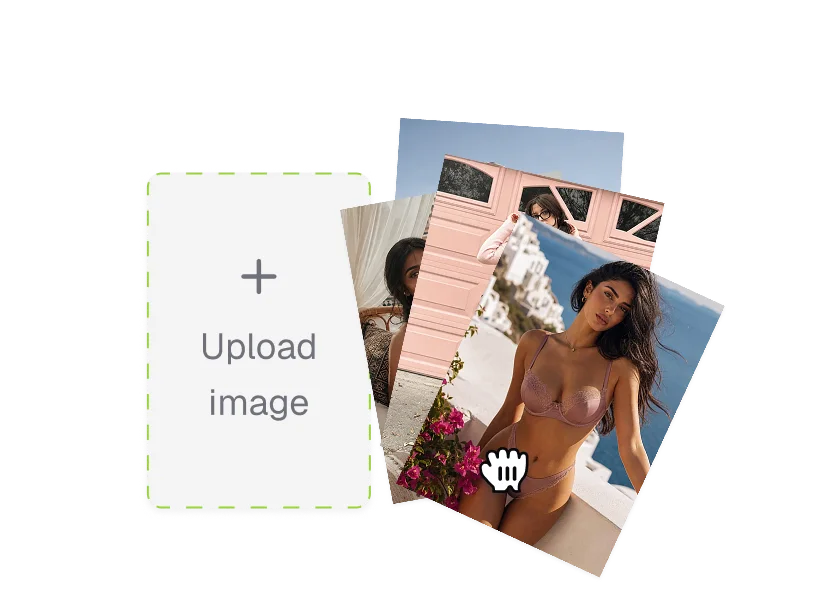 Upload your photo to the AI body editor