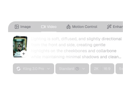 Set Your Motion and Camera Direction